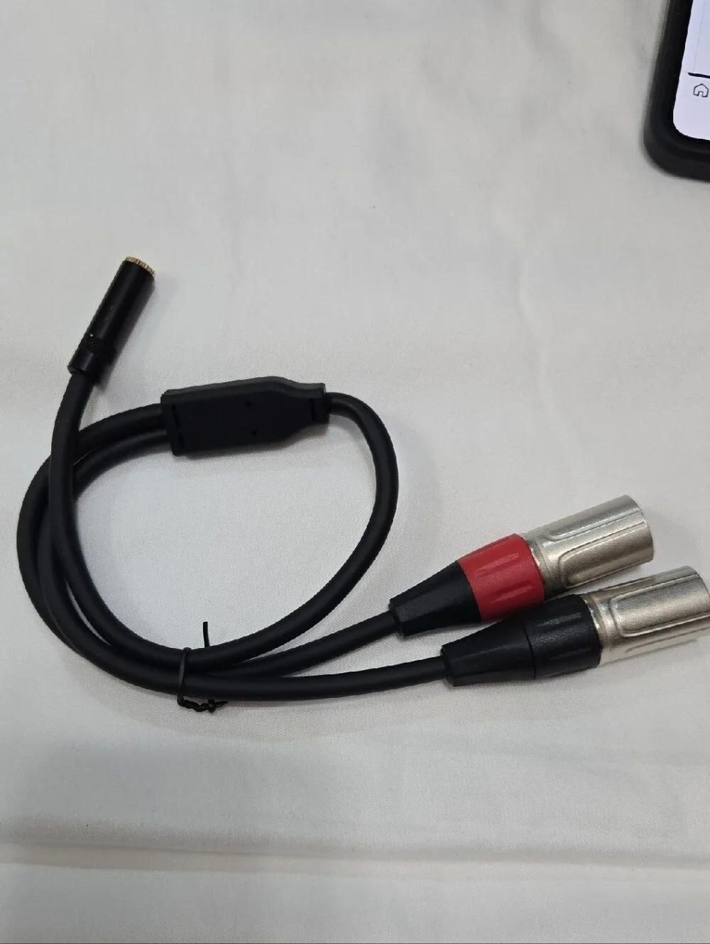 Dual XLR Male to Mini Female Adapter Cable - MP3 Playe4 For Tablet